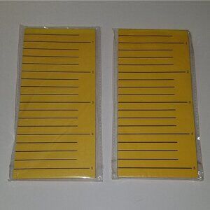 NEW 2 Horizon Yellow Lined Notepads Magnet 80 Sheets Lot 2012